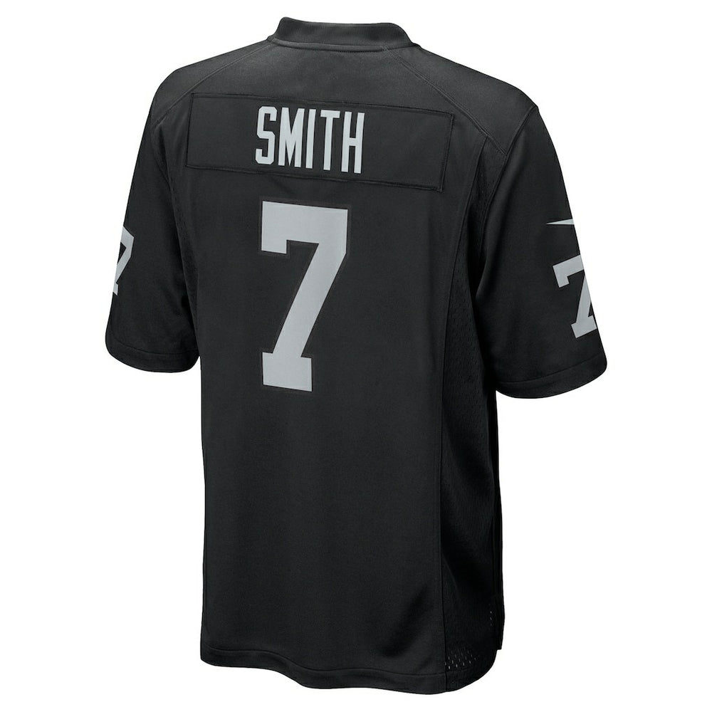 Nike Geno Smith Las Vegas Raiders Game Player Jersey Black