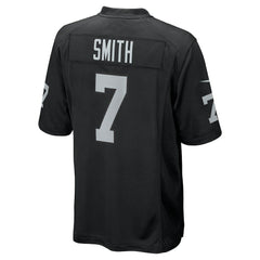 Nike Geno Smith Las Vegas Raiders Game Player Jersey Black