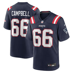 Nike Will Campbell New England Patriots 2025 NFL Draft First Round Pick Game Jersey Navy