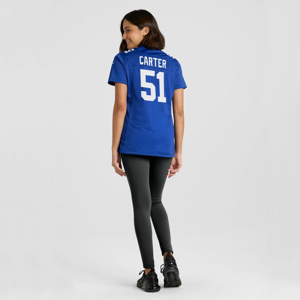 Nike Abdul Carter New York Giants Women's First Round Pick Game Jersey Royal