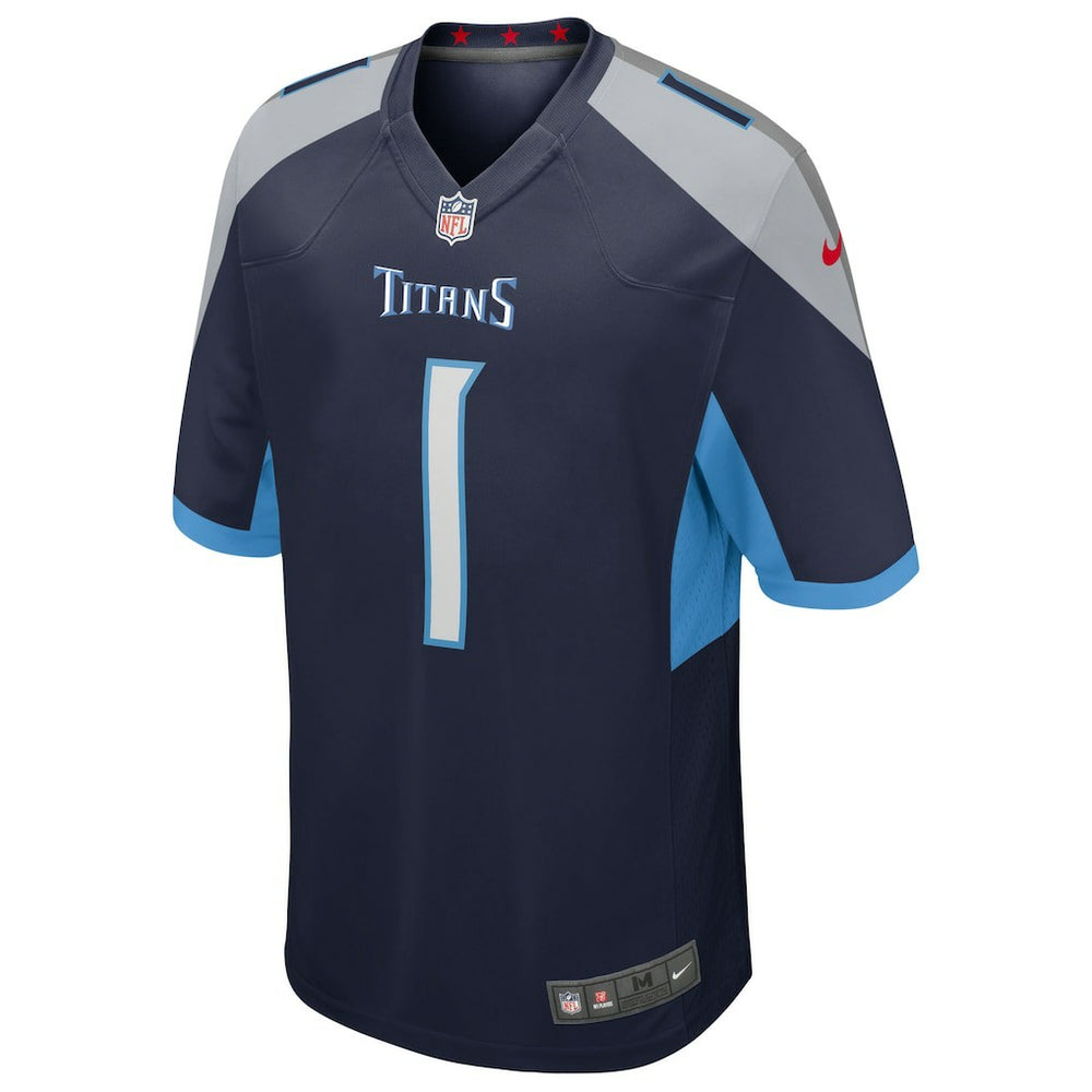 Nike Cameron Ward Tennessee Titans 2025 NFL Draft First Round Pick Alternate Game Jersey Navy