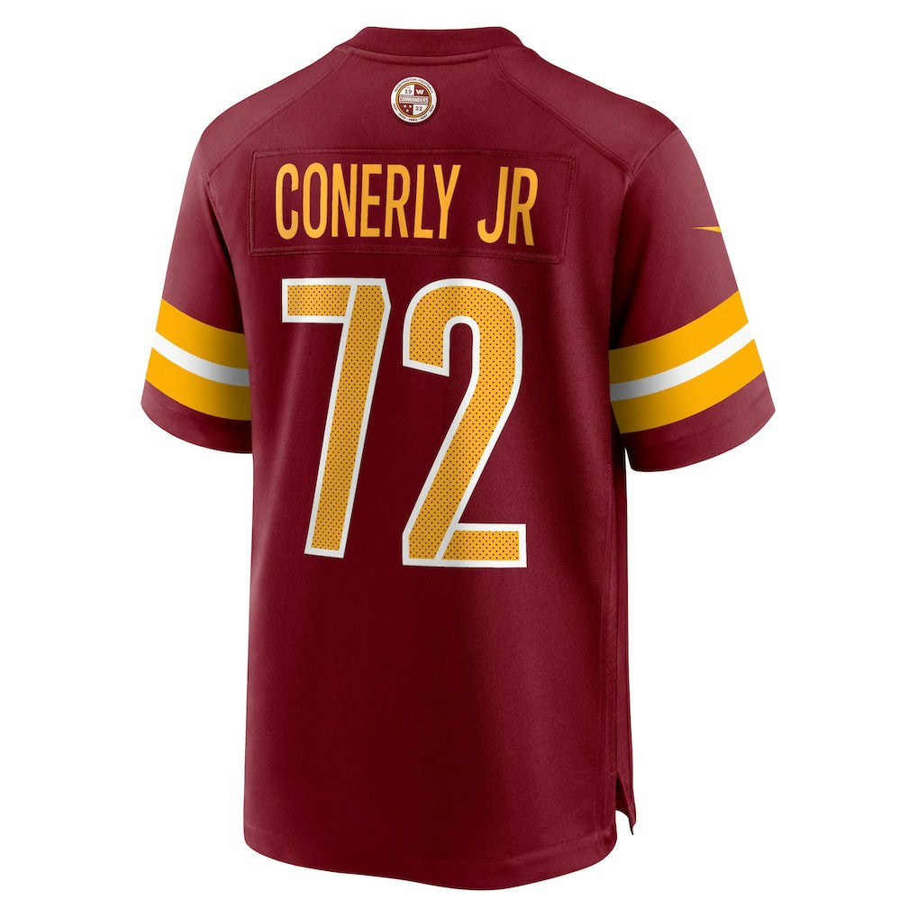 Nike Josh Conerly Jr. Washington Commanders 2025 NFL Draft First Round Pick Game Jersey Burgundy