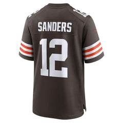 Nike Shedeur Sanders Cleveland Browns 2025 NFL Draft Game Jersey Brown