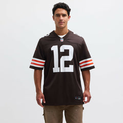 Nike Shedeur Sanders Cleveland Browns 2025 NFL Draft Game Jersey Brown
