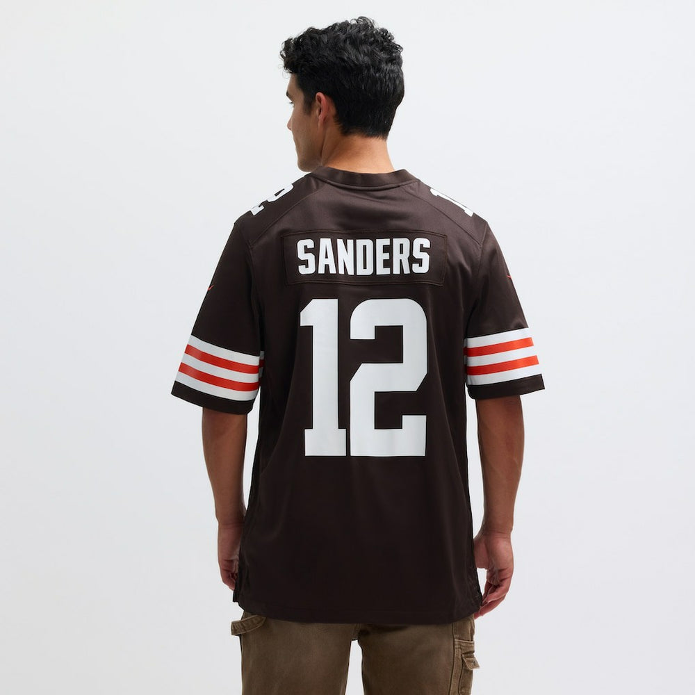Nike Shedeur Sanders Cleveland Browns 2025 NFL Draft Game Jersey Brown