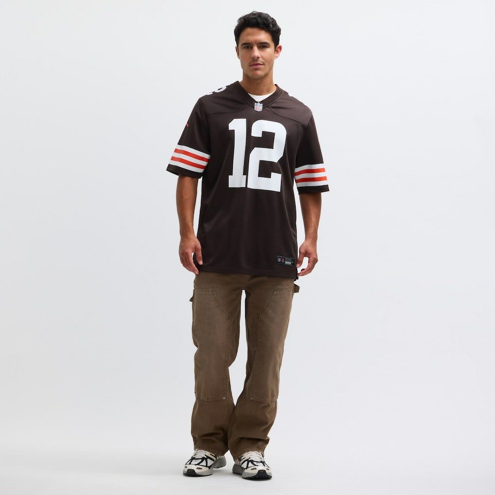 Nike Shedeur Sanders Cleveland Browns 2025 NFL Draft Game Jersey Brown