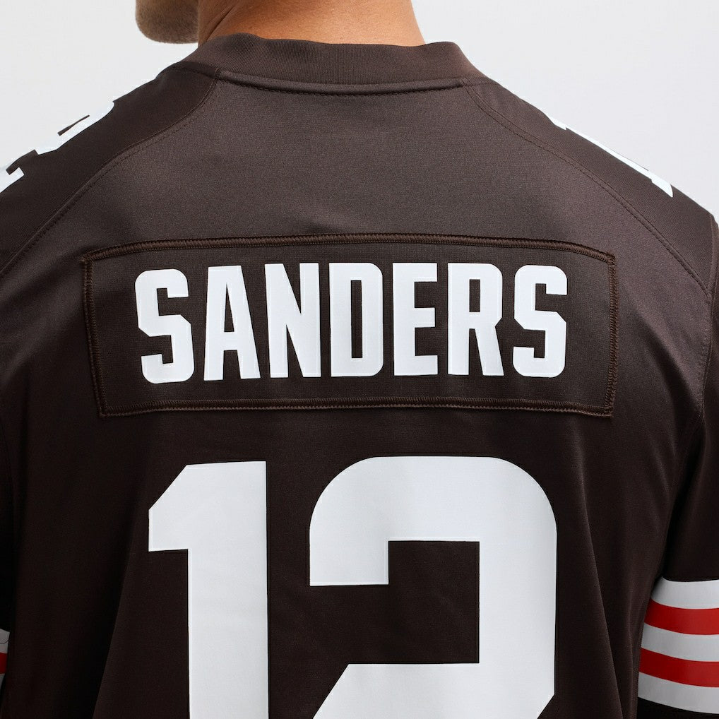 Nike Shedeur Sanders Cleveland Browns 2025 NFL Draft Game Jersey Brown