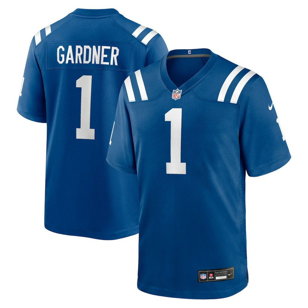 Nike Ahmad Sauce Gardner Indianapolis Colts Team Game Jersey Royal