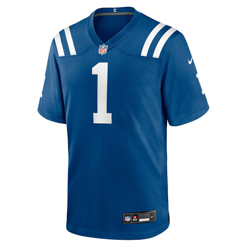 Nike Ahmad Sauce Gardner Indianapolis Colts Team Game Jersey Royal