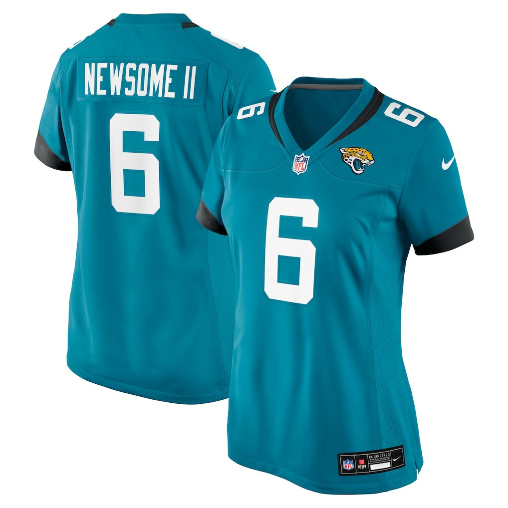 Nike Greg Newsome II Jacksonville Jaguars Women's Team Game Jersey Teal