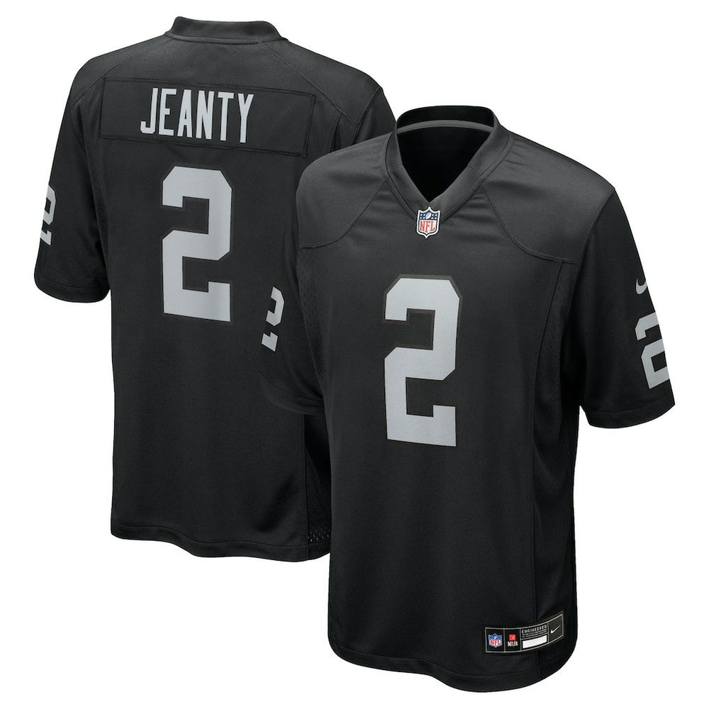 Nike Ashton Jeanty Las Vegas Raiders 2025 NFL Draft First Round Pick Game Jersey Black