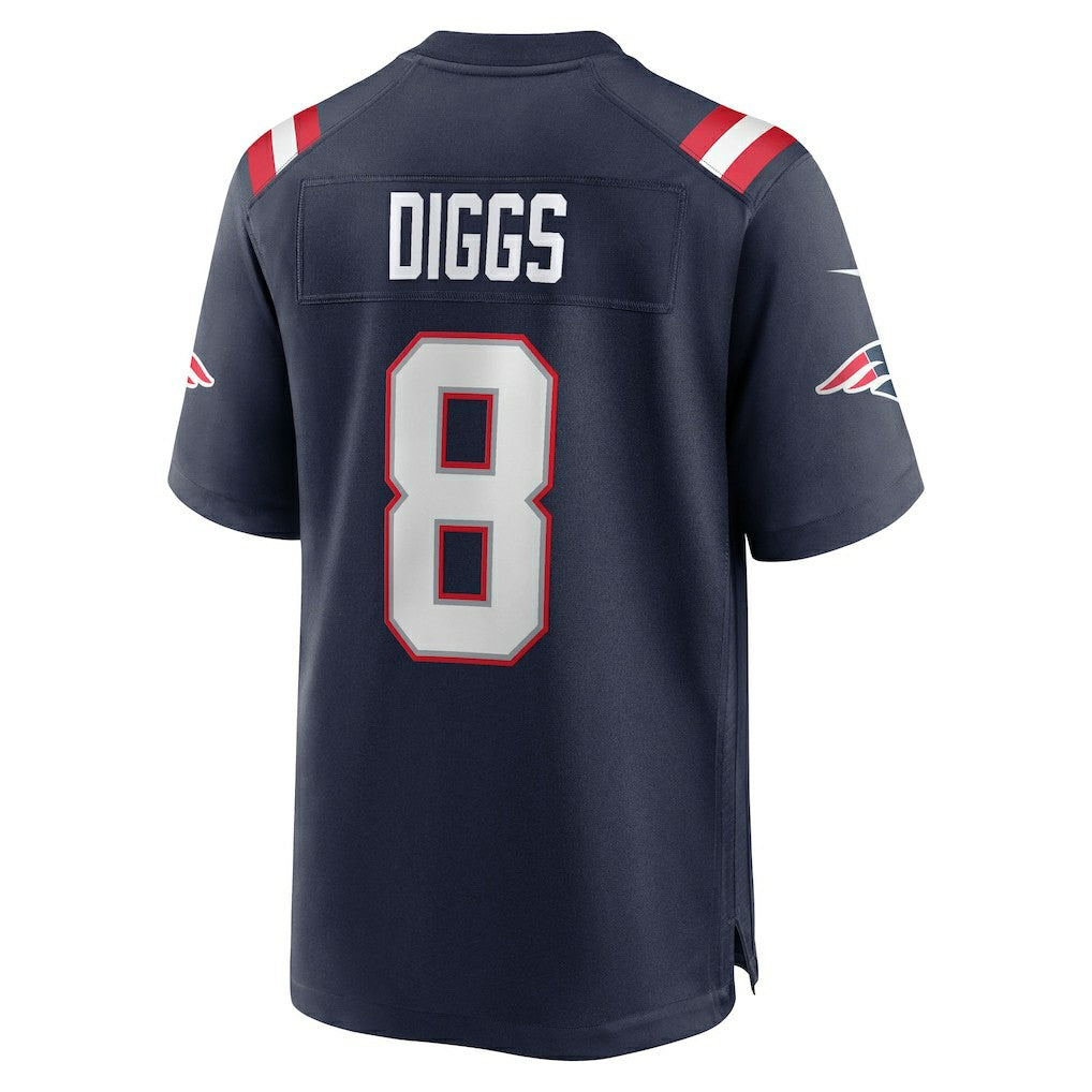 Nike Stefon Diggs New England Patriots Game Jersey Navy