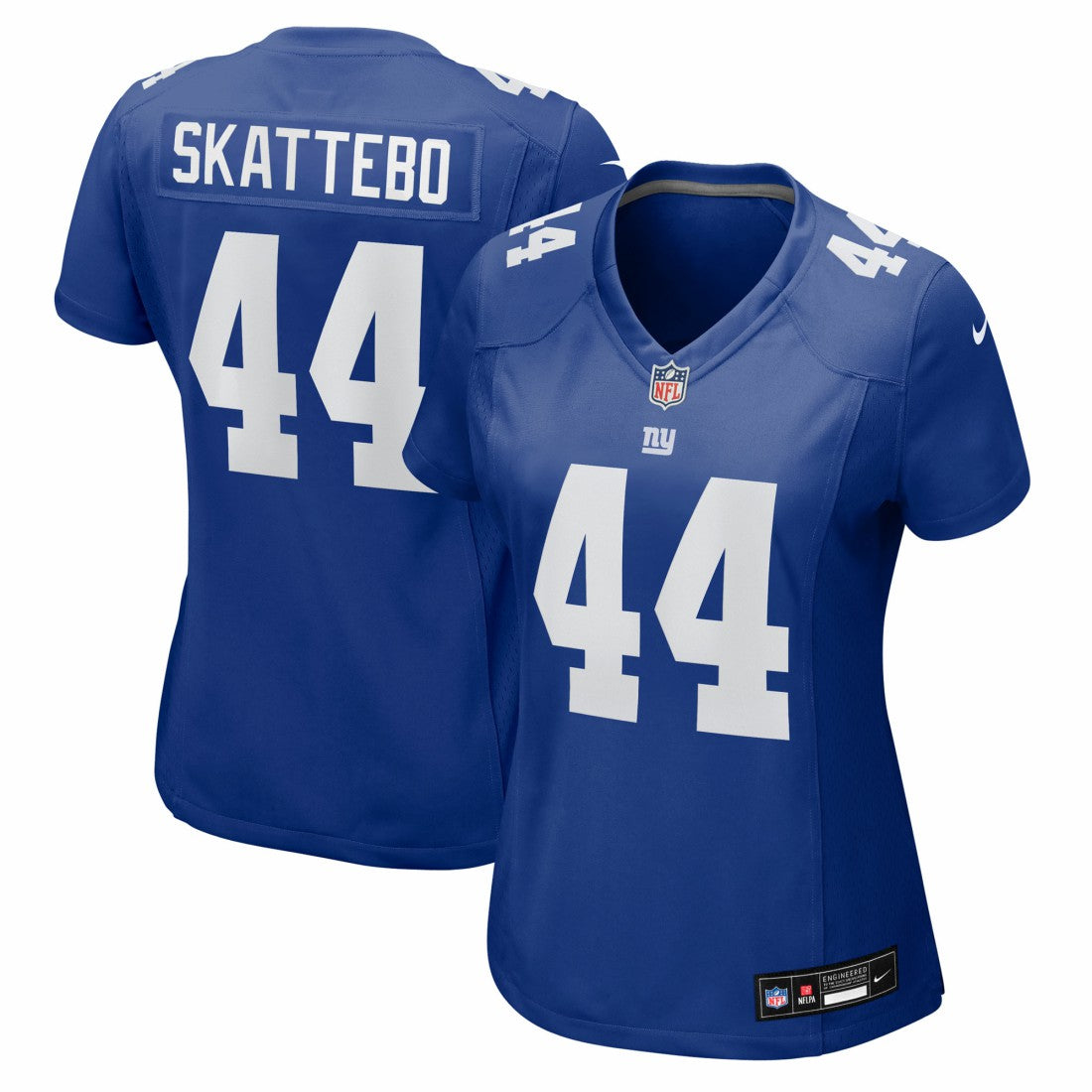Nike Cam Skattebo New York Giants Women's Team Game Player Jersey Royal