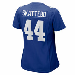 Nike Cam Skattebo New York Giants Women's Team Game Player Jersey Royal