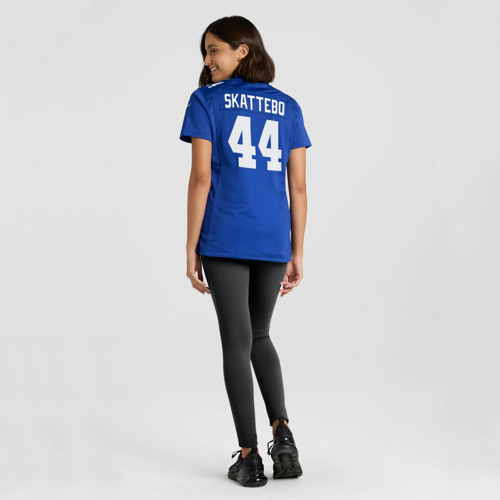 Nike Cam Skattebo New York Giants Women's Team Game Player Jersey Royal