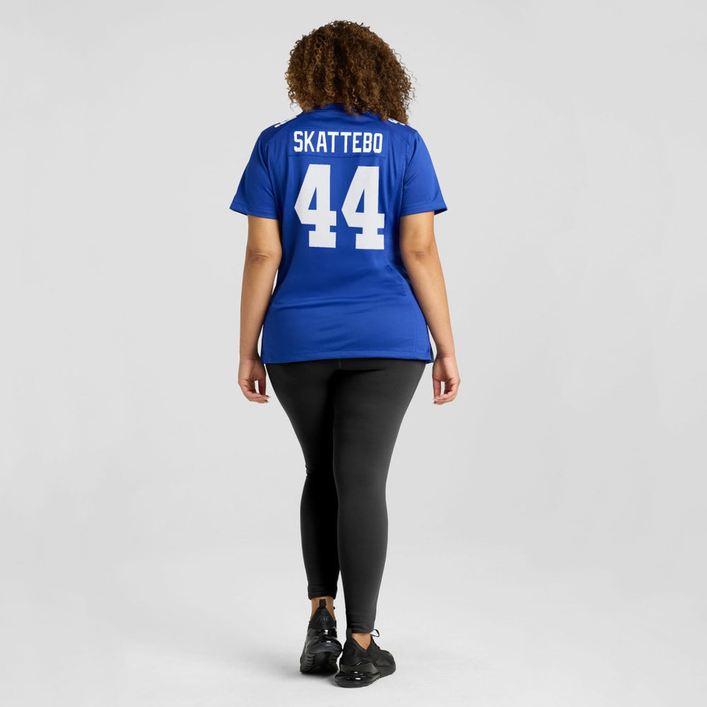 Nike Cam Skattebo New York Giants Women's Team Game Player Jersey Royal