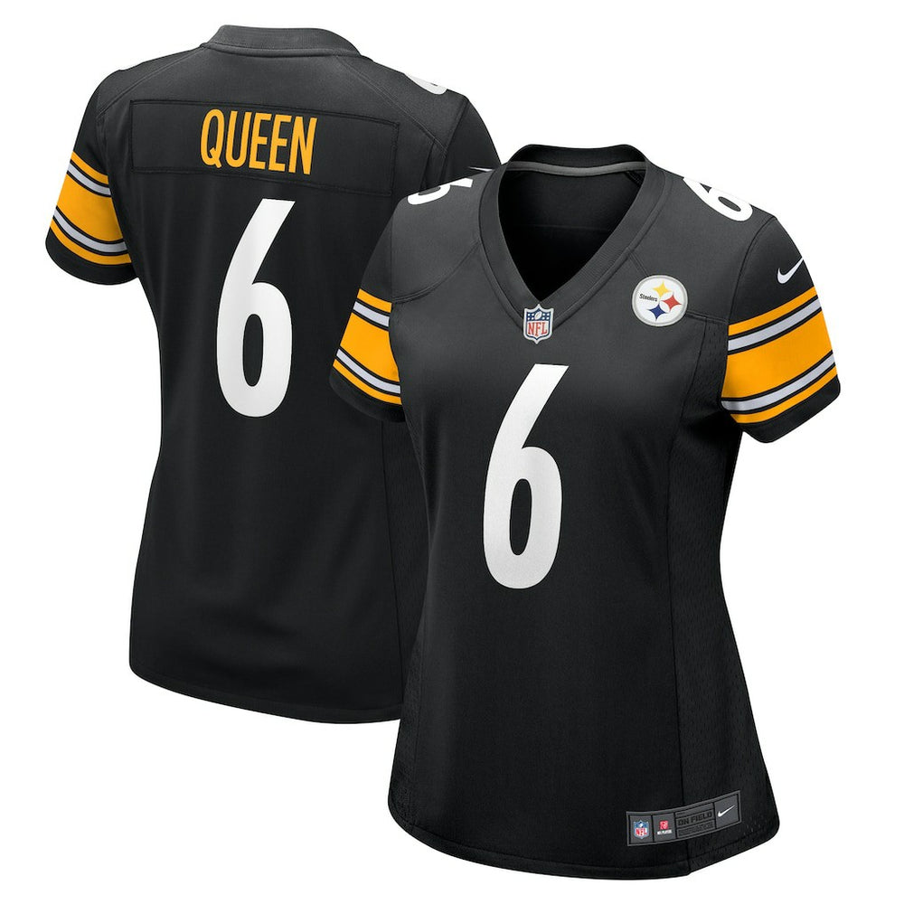 Nike Patrick Queen Pittsburgh Steelers Women's Game Player Jersey Black