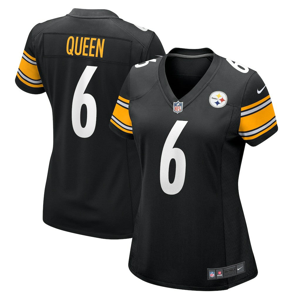 Nike Patrick Queen Pittsburgh Steelers Women's Game Player Jersey Black