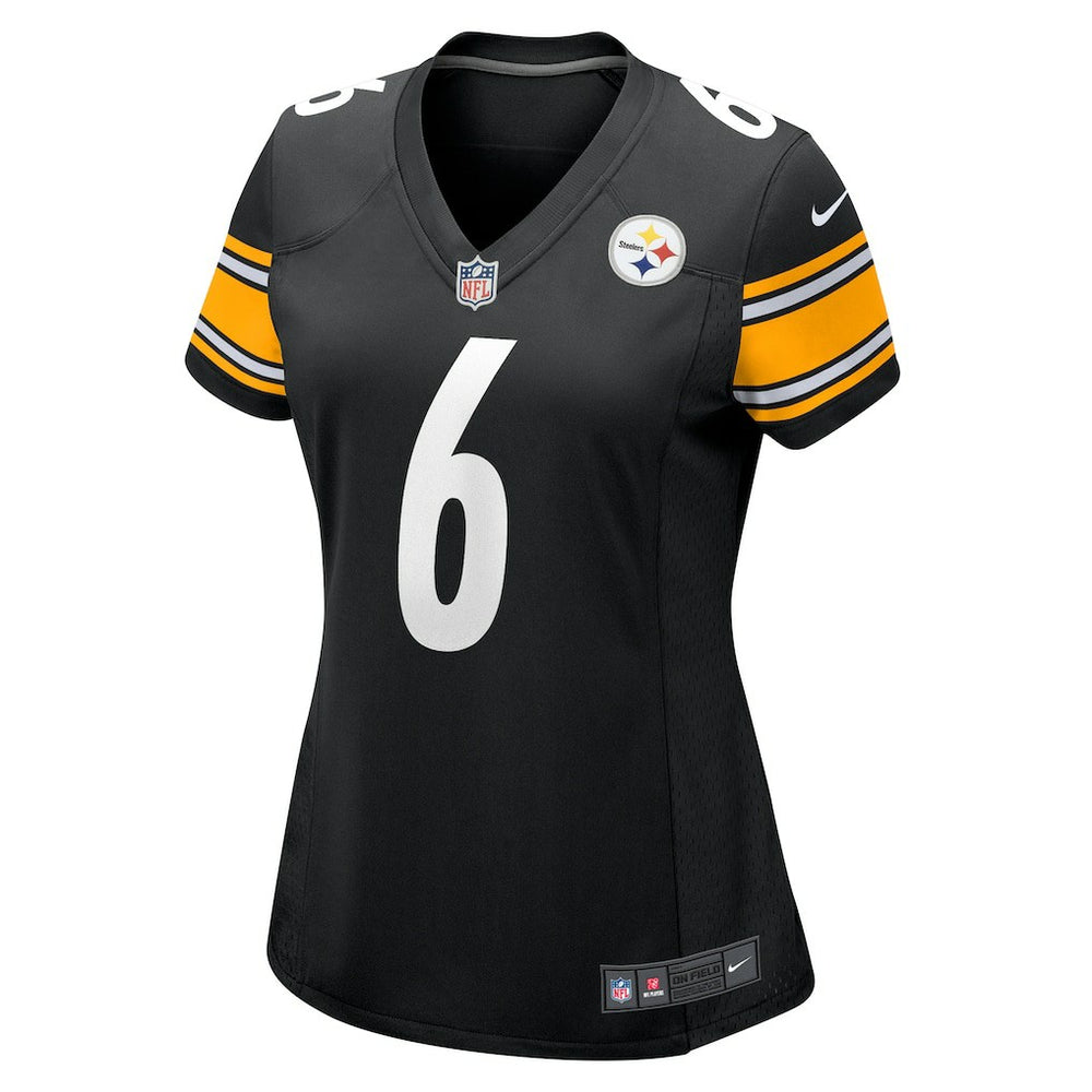 Nike Patrick Queen Pittsburgh Steelers Women's Game Player Jersey Black