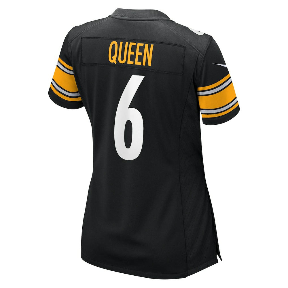 Nike Patrick Queen Pittsburgh Steelers Women's Game Player Jersey Black