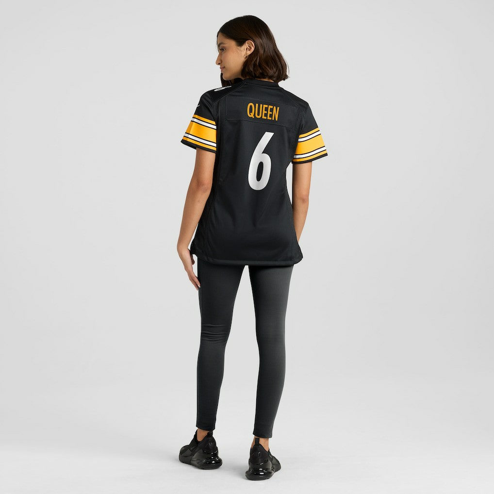 Nike Patrick Queen Pittsburgh Steelers Women's Game Player Jersey Black