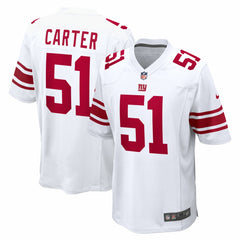 Nike Abdul Carter New York Giants First Round Pick Game Jersey White