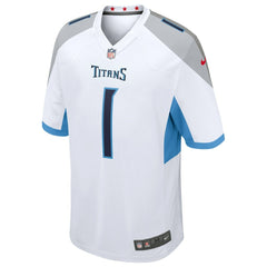 Nike Cameron Ward Tennessee Titans 2025 NFL Draft First Round Pick Game Jersey White