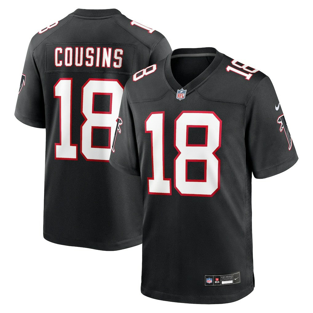 Nike Kirk Cousins Atlanta Falcons Alternate Game Player Jersey Black