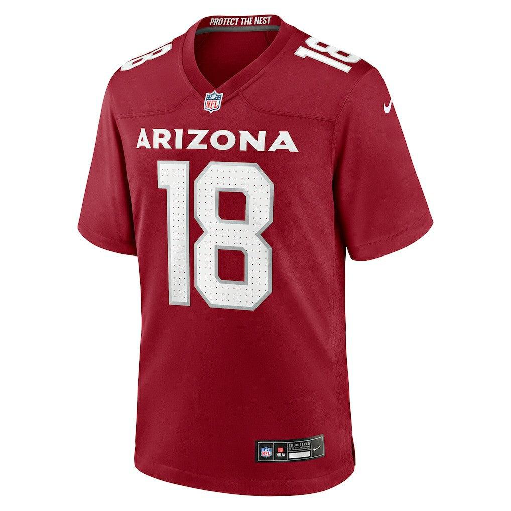 Nike Marvin Harrison Jr. Arizona Cardinals Player Game Jersey Cardinal