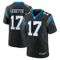 Nike Xavier Legette Carolina Panthers 2024 NFL First Round Pick Game Player Jersey Black