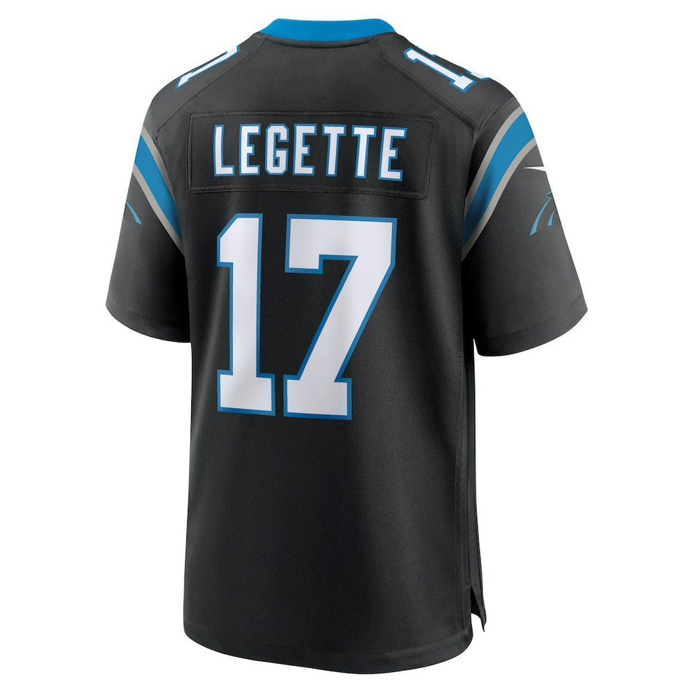 Nike Xavier Legette Carolina Panthers 2024 NFL First Round Pick Game Player Jersey Black