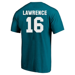 Fanatics Trevor Lawrence Jacksonville Jaguars Big & Tall Player Name & Number T-Shirt Teal