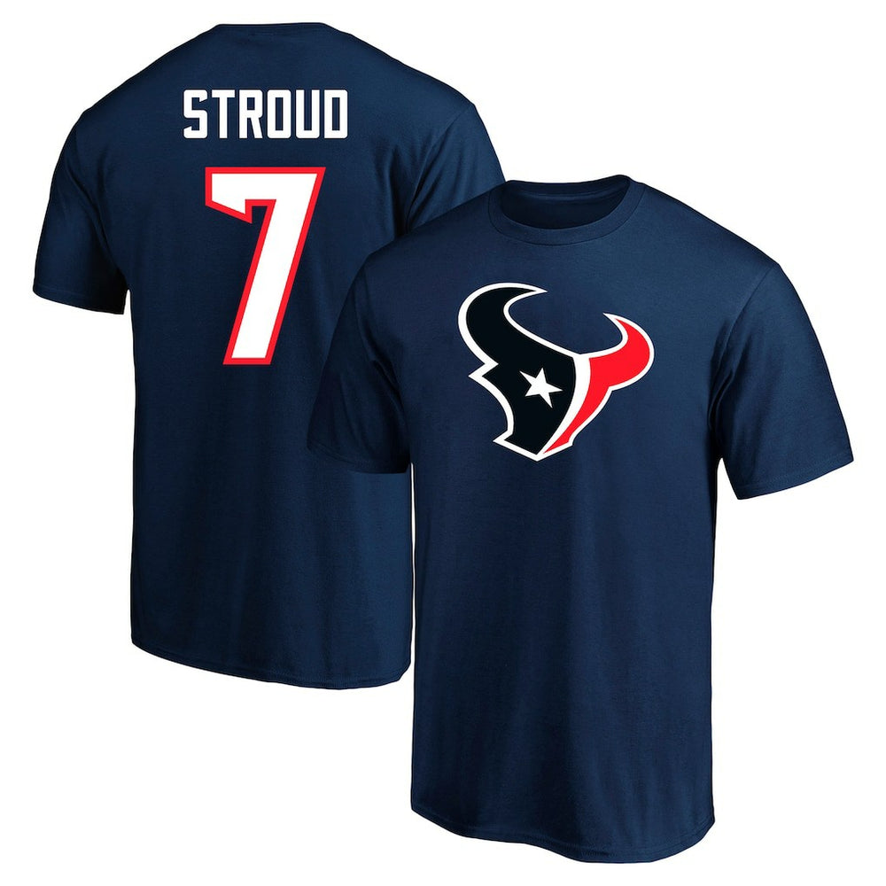 Fanatics C.J. Stroud Houston Texans Big & Tall Player Name & Number T-Shirt Navy