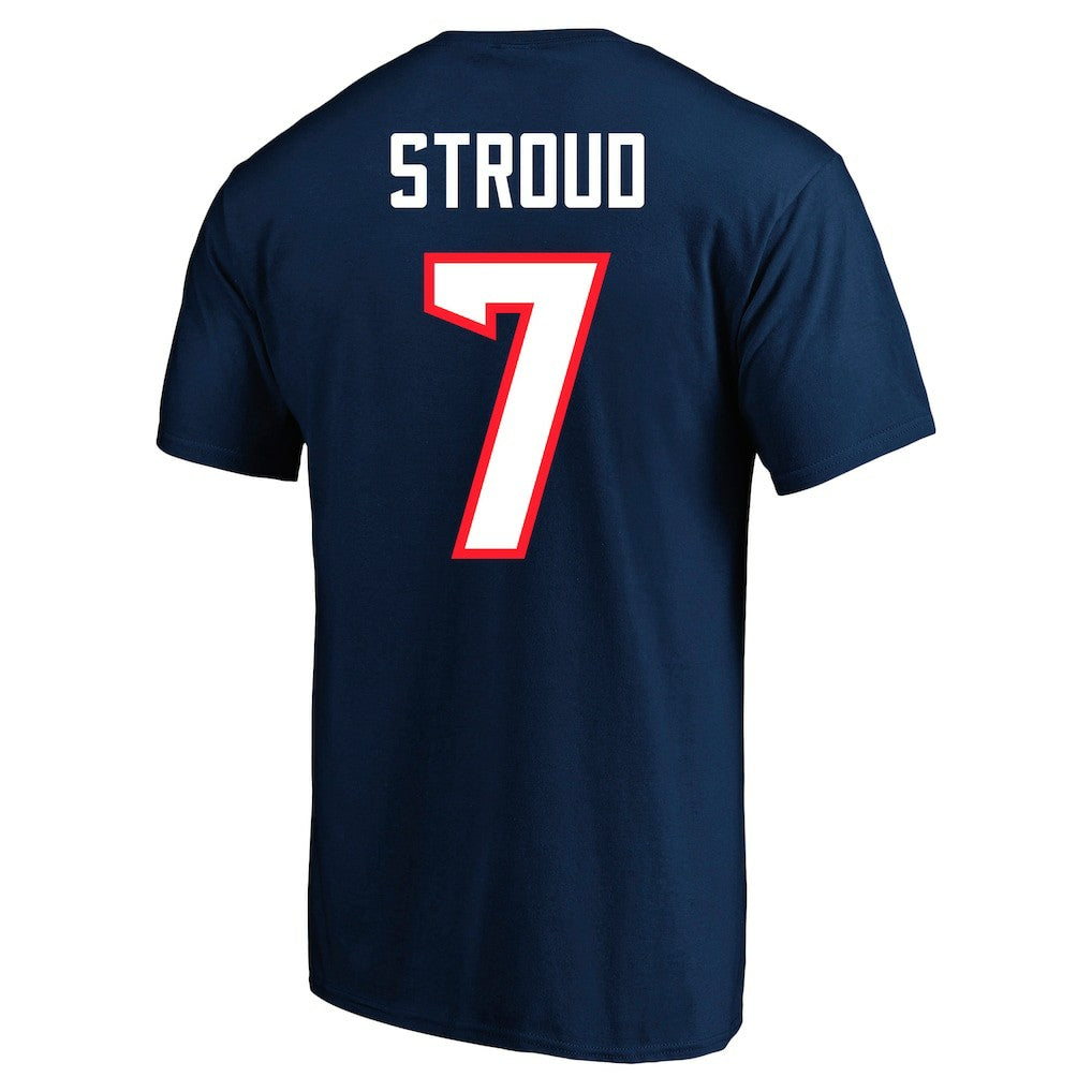 Fanatics C.J. Stroud Houston Texans Big & Tall Player Name & Number T-Shirt Navy