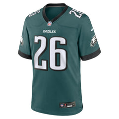 Nike Saquon Barkley Philadelphia Eagles Game Player Jersey Midnight Green
