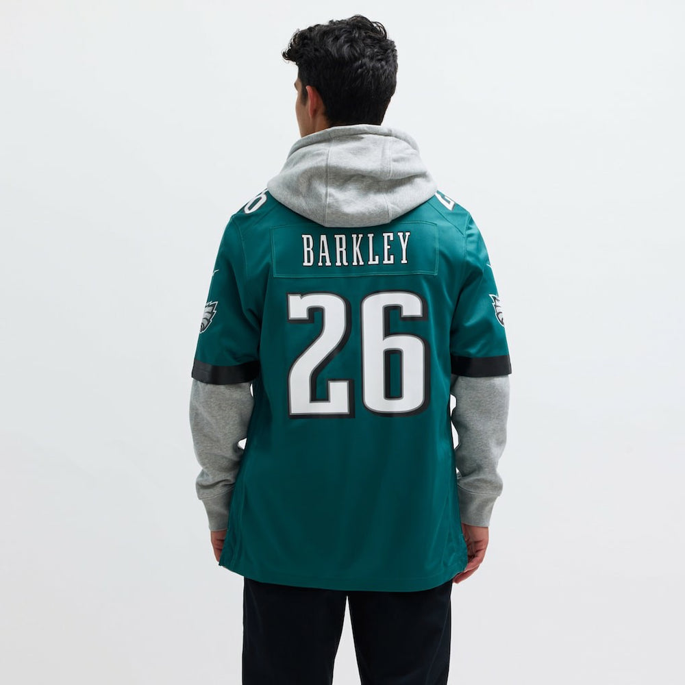 Nike Saquon Barkley Philadelphia Eagles Game Player Jersey Midnight Green