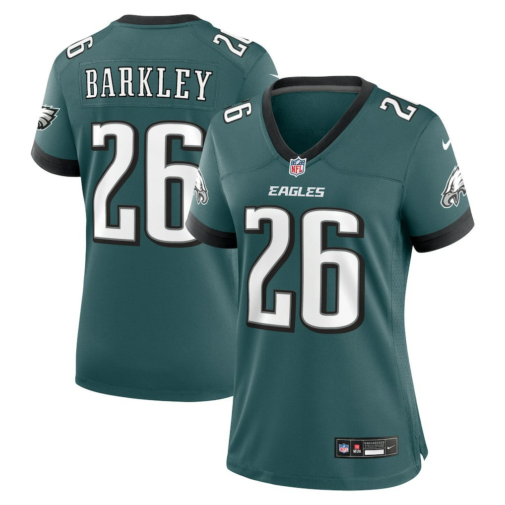 Nike Saquon Barkley Philadelphia Eagles Women's Game Player Jersey Midnight Green