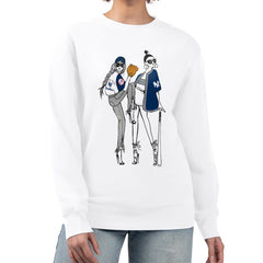 New York Yankees G-III 4Her by Carl Banks Women's Baseball Girls Fleece Pullover Sweatshirt - White - MLB Sale