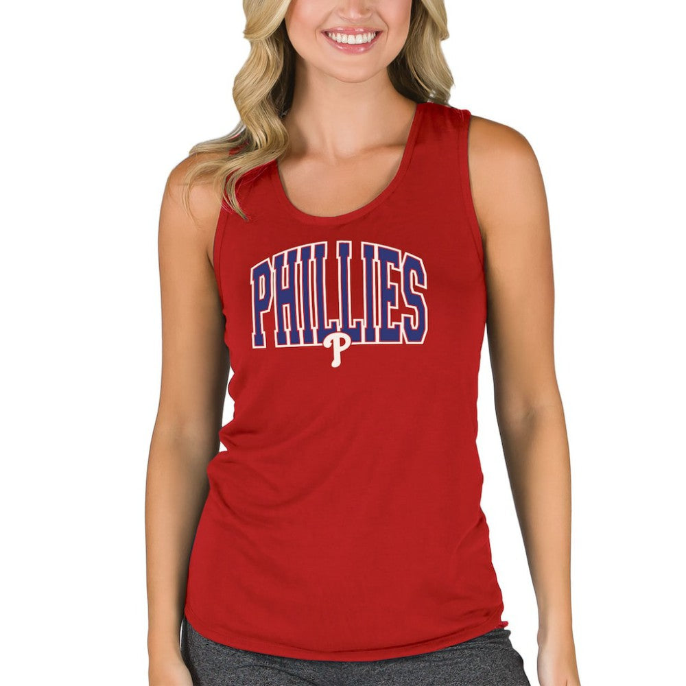 Philadelphia Phillies Concepts Sport Women's Marathon Racerback Tank Top - Red - MLB on Sale