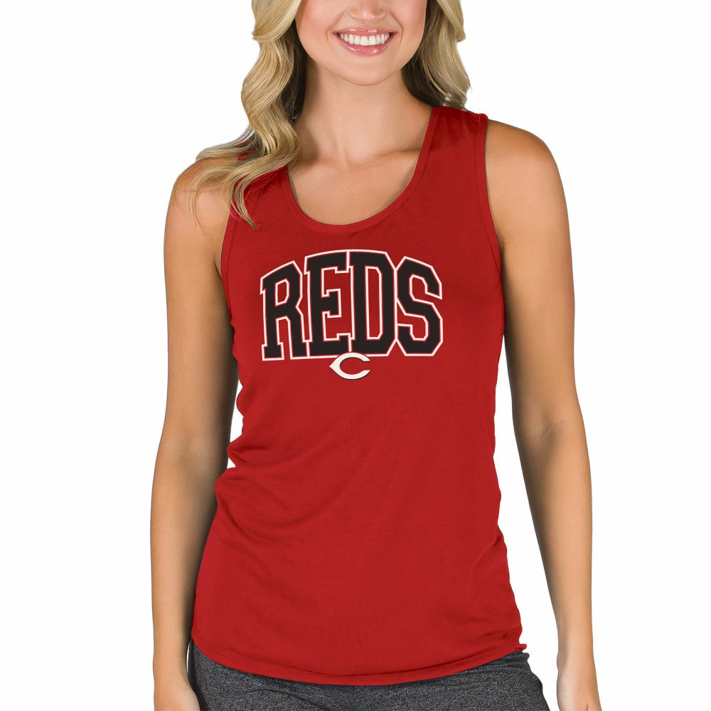 Cincinnati Reds Concepts Sport Women's Marathon Racerback Tank Top - Red - MLB Discount