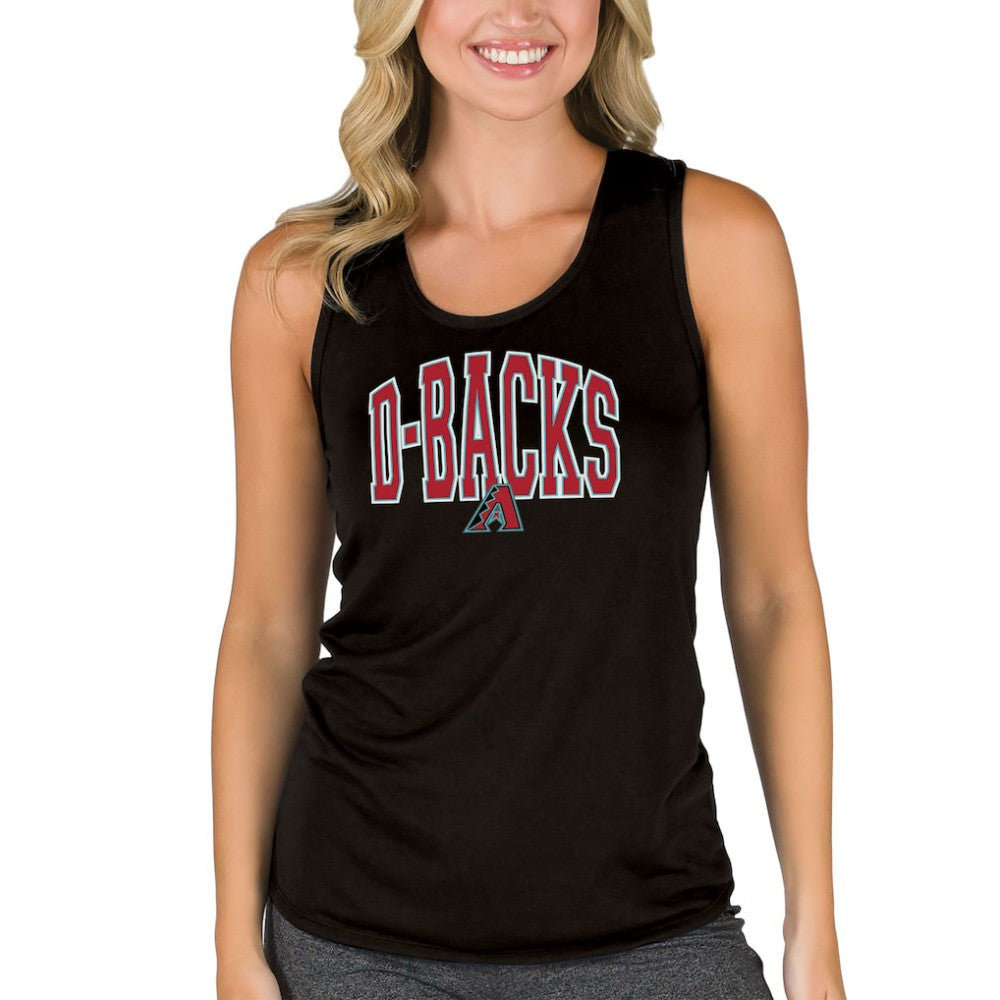 Arizona Diamondbacks Concepts Sport Women's Marathon Racerback Tank Top - Black - MLB Sale