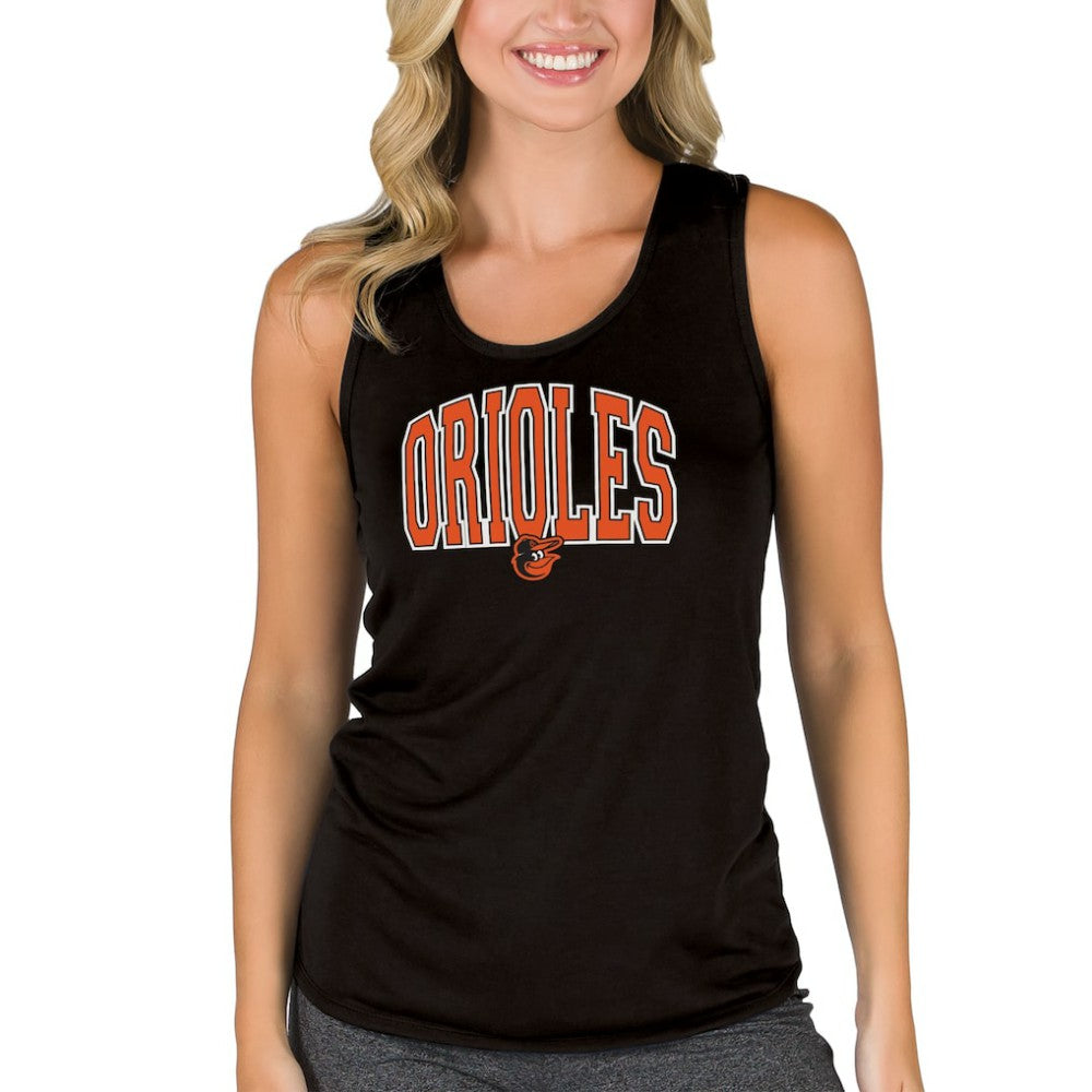 Baltimore Orioles Concepts Sport Women's Marathon Racerback Tank Top - Black - MLB Sale