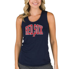 Boston Red Sox Concepts Sport Women's Marathon Racerback Tank Top - Navy - MLB on Sale