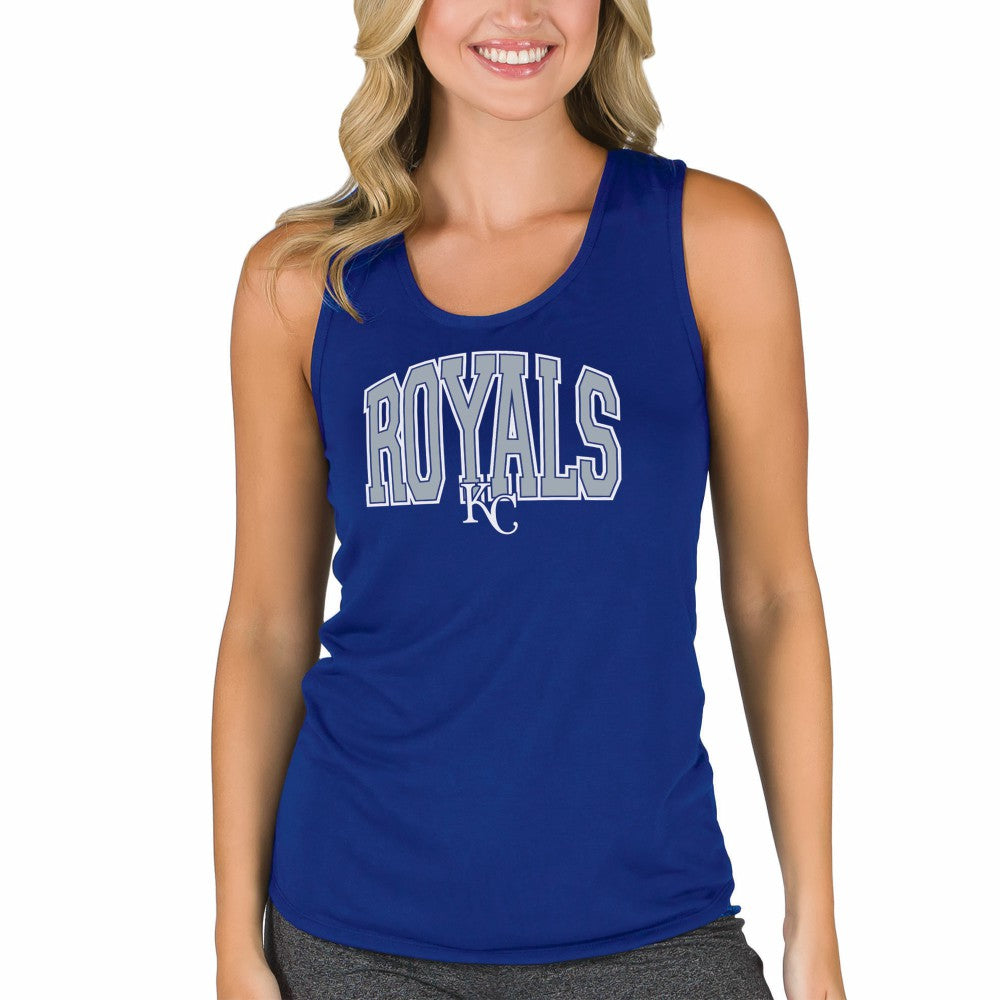 Kansas City Royals Concepts Sport Women's Marathon Racerback Tank Top - Royal - MLB Online