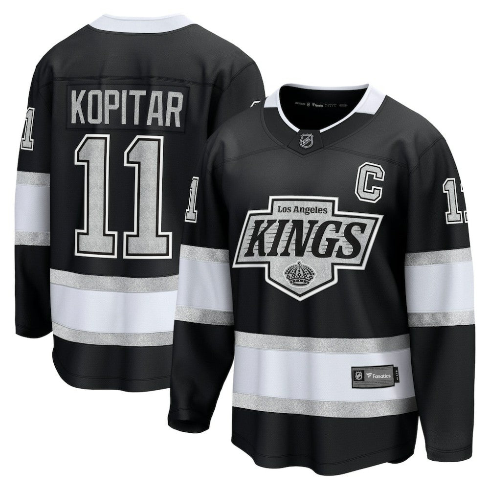 Anze Kopitar Los Angeles Kings Fanatics Home Premier Breakaway Player Jersey - Black - NHL 201361597