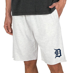 Detroit Tigers Concepts Sport Mainstream Terry Tri-Blend Shorts - Oatmeal - MLB Sale