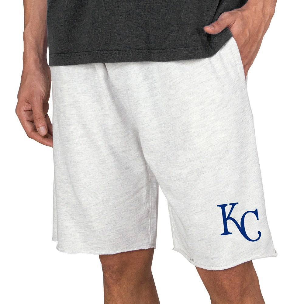 Kansas City Royals Concepts Sport Mainstream Terry Tri-Blend Shorts - Oatmeal - MLB Sale