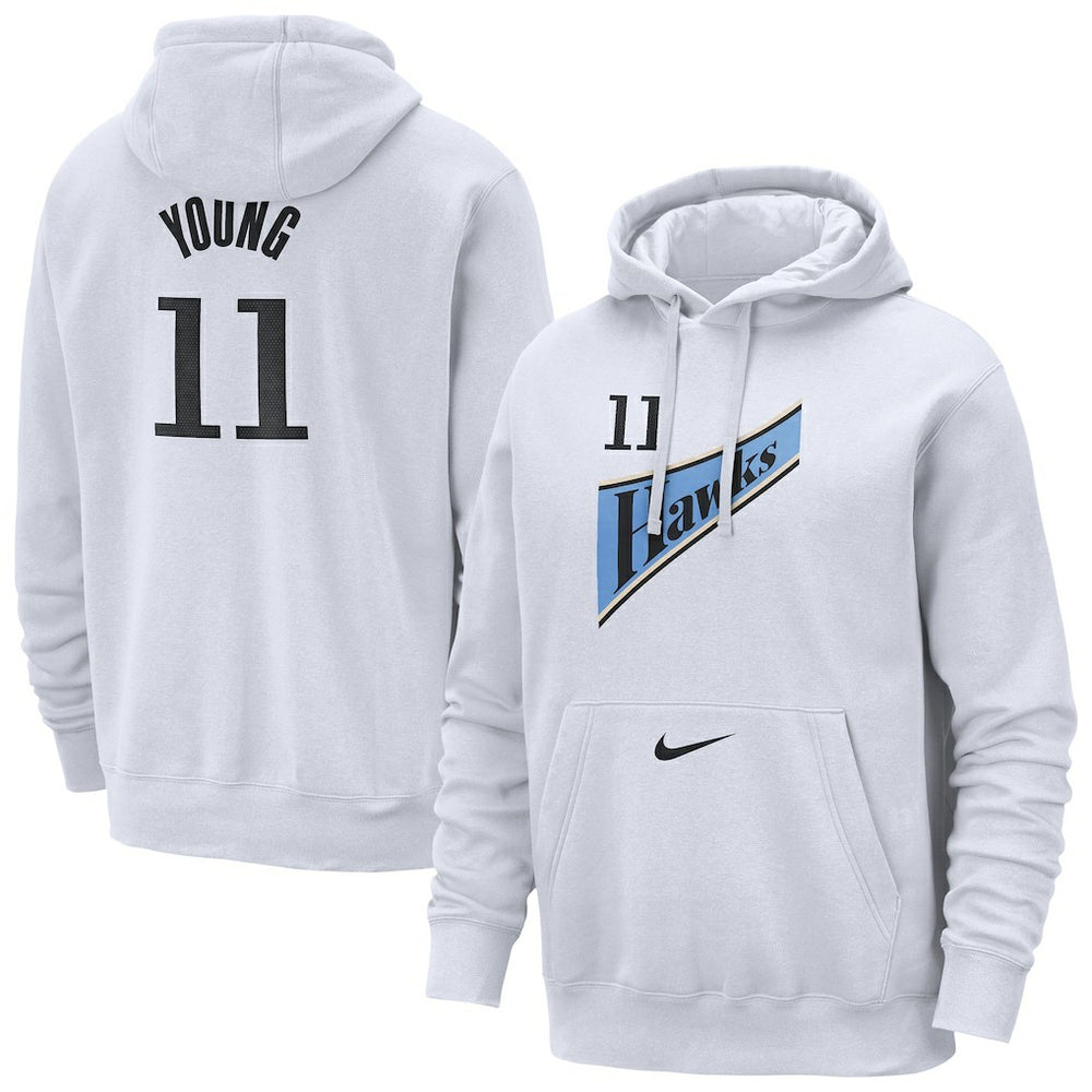 Trae Young Atlanta Hawks 2024/25 Name & Number Pullover Hoodie White | Nike online