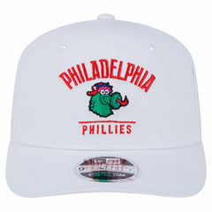 Philadelphia Phillies New Era City Arch Phanatic 9SEVENTY Stretch-Snap Adjustable Hat - White - New Era on Sale