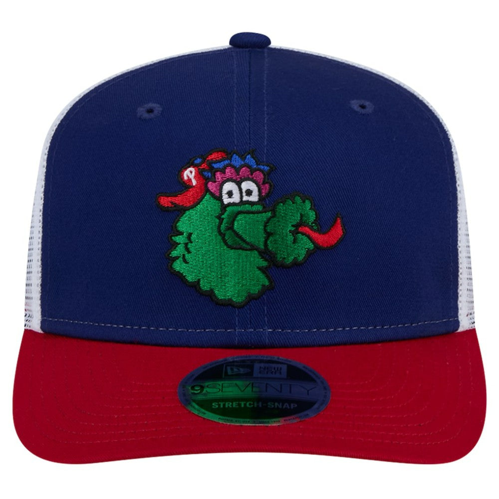 Philadelphia Phillies New Era Phanatic 9SEVENTY Trucker Snapback Hat - Royal - New Era on Sale